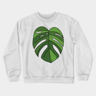 Monstera Leaf Crewneck Sweatshirt